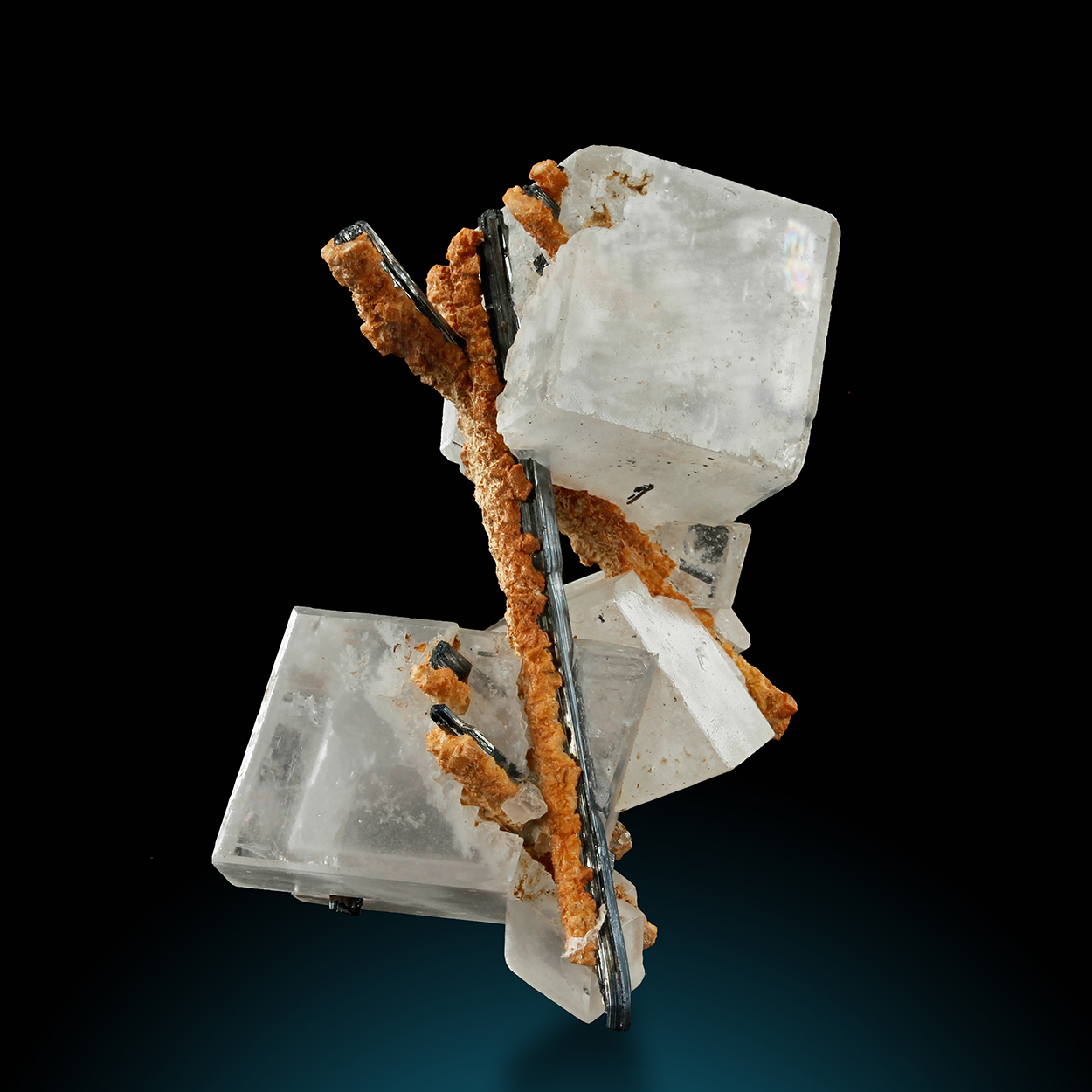 Baryte Stibnite & Stibiconite