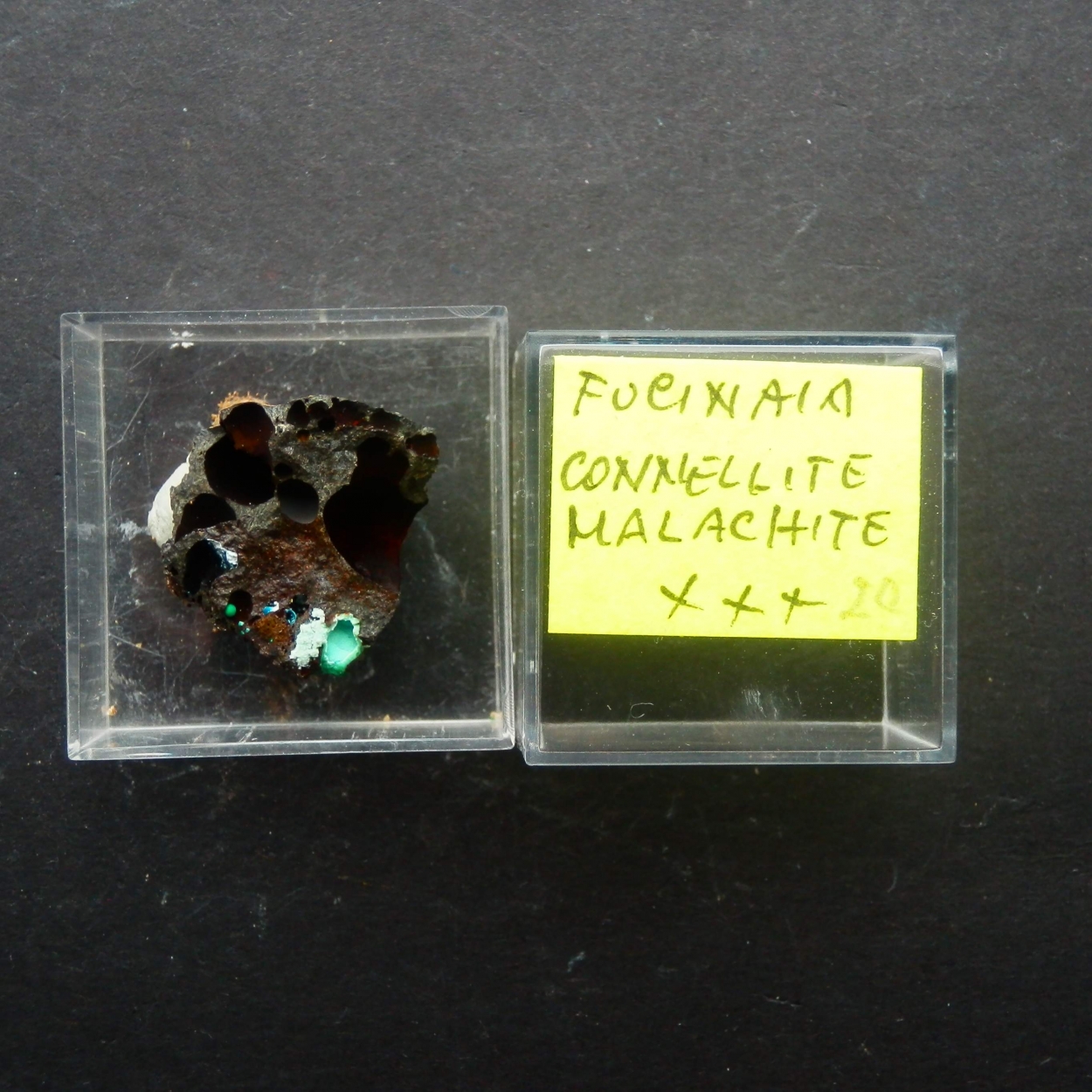 Connellite & Malachite