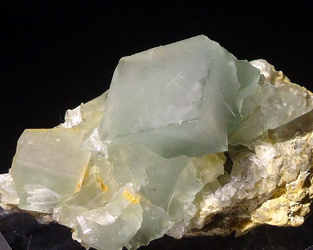 Fluorite With Baryte & Calcite