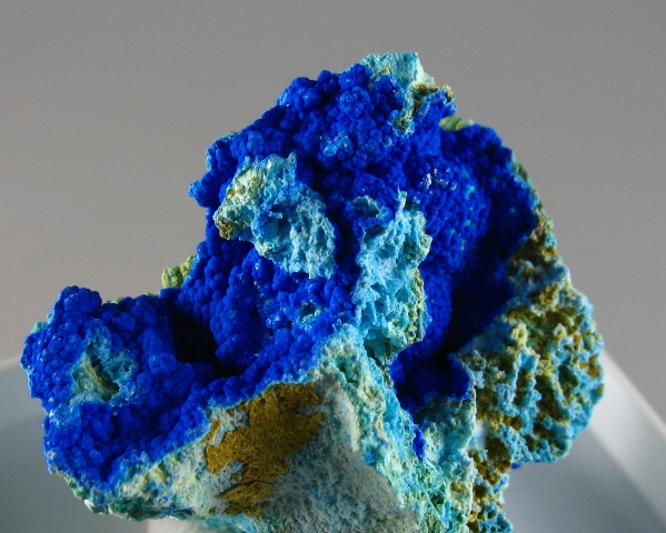 Chalcoalumite & Cyanotrichite