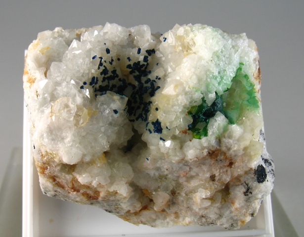 Parnauite Azurite & Cornwallite