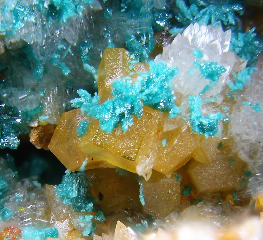 Herbertsmithite & Wulfenite
