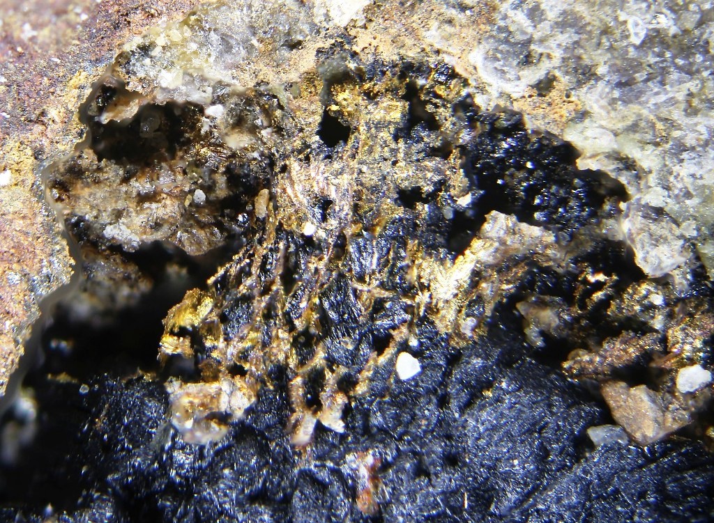 Native Gold & Uraninite