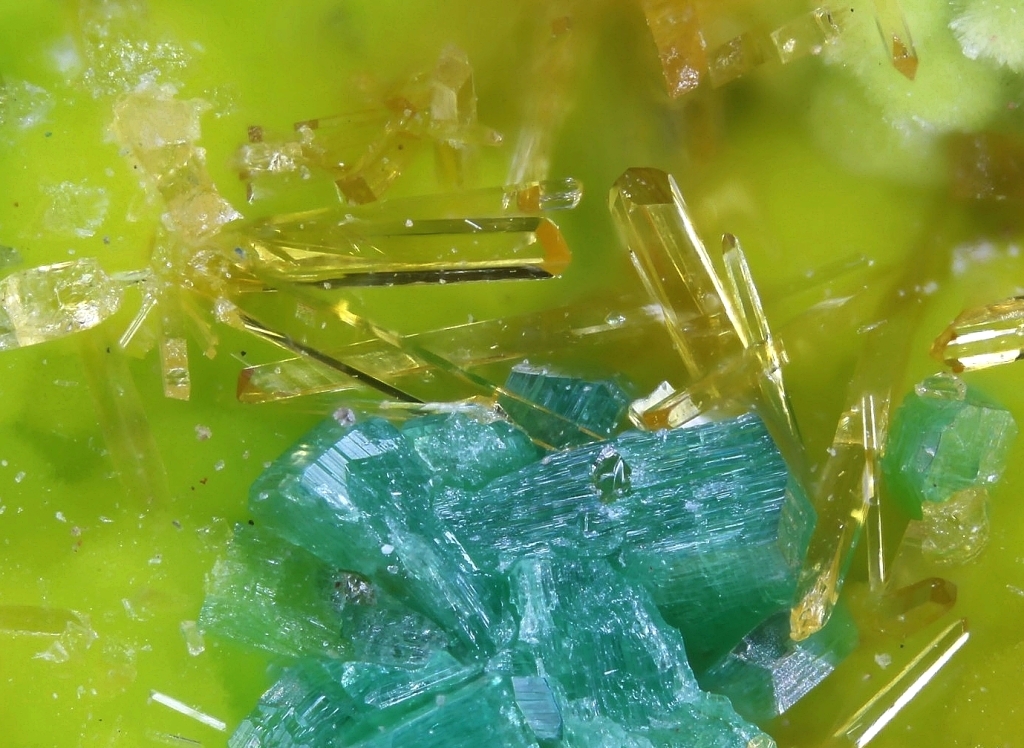 Becquerelite Zeunerite & Uranophane