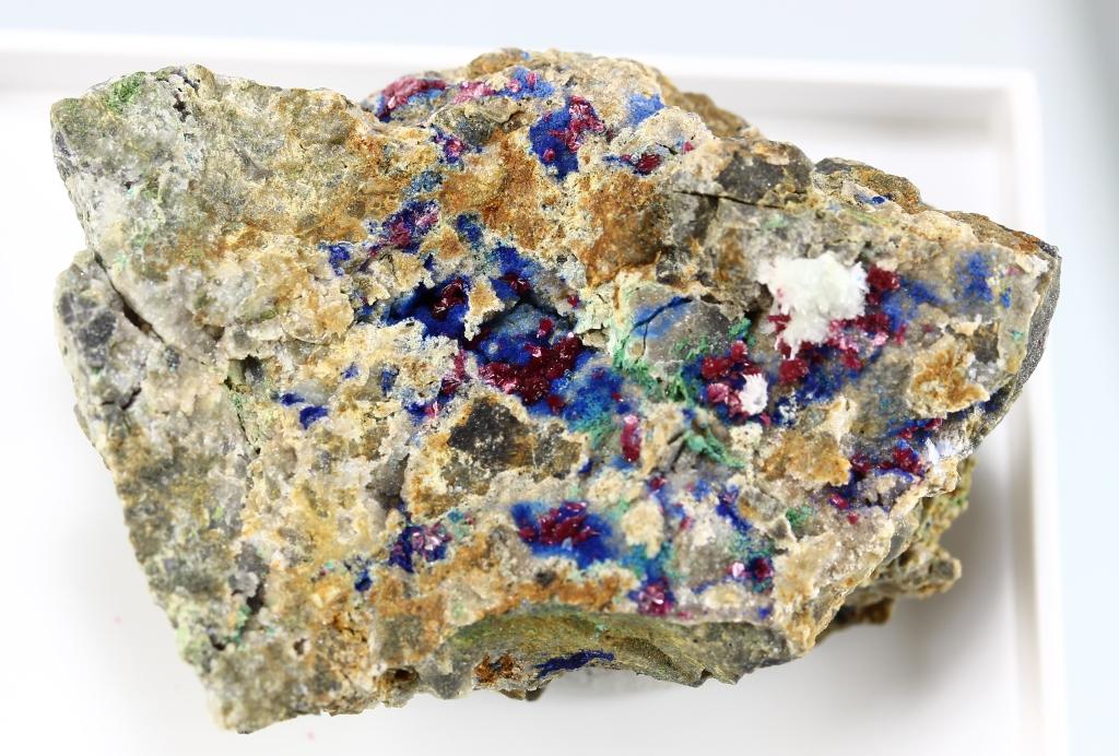 Erythrite Azurite Glaukosphaerite & Aragonite