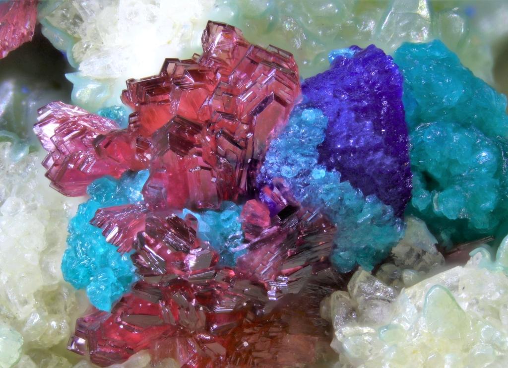 Erythrite Azurite & Tyrolite