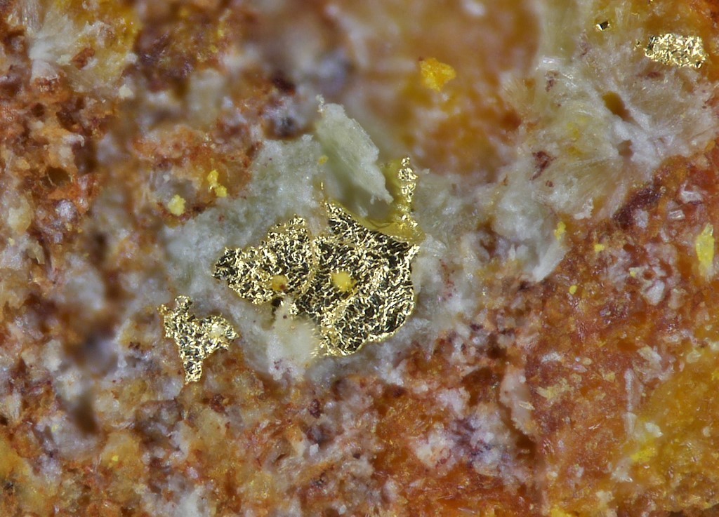 Swamboite Curite Soddyite & Native Gold