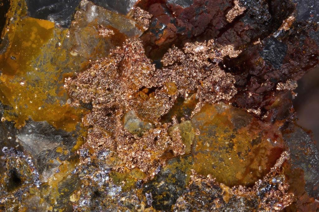 Chalcotrichite & Native Copper