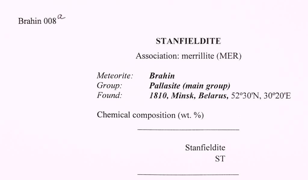 Stanfieldite