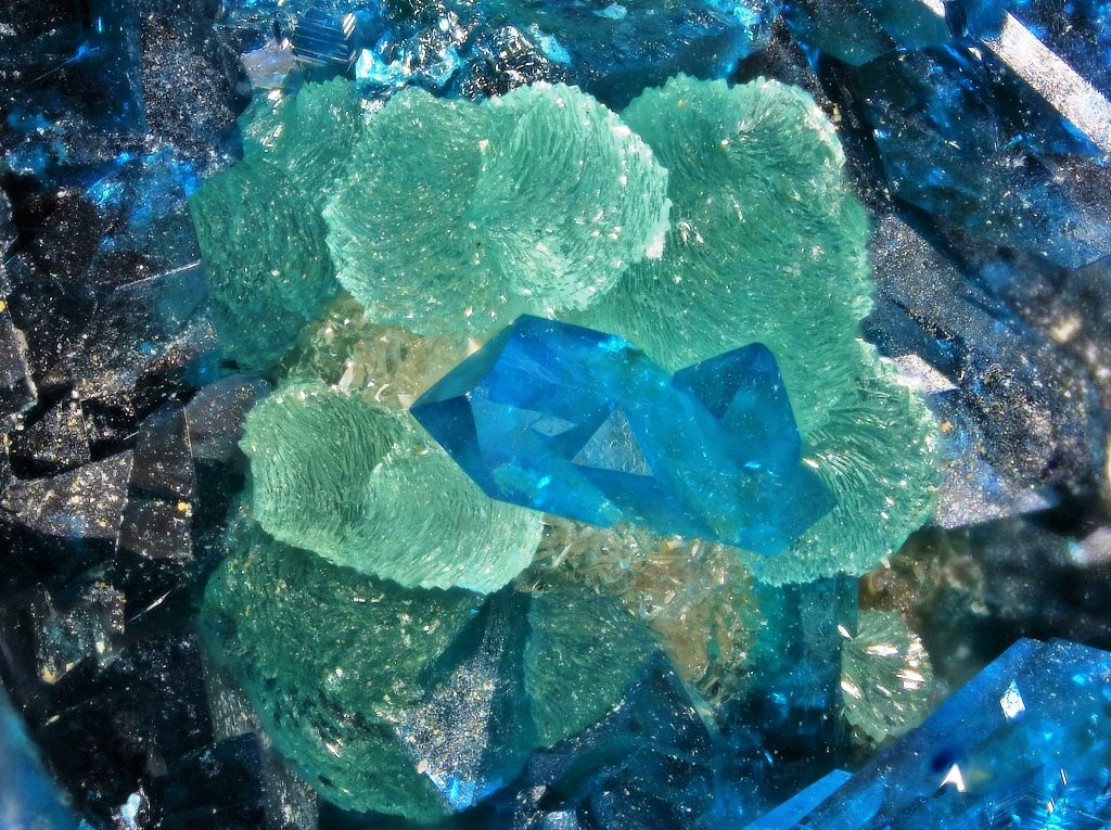 Cuprodongchuanite & Veszelyite