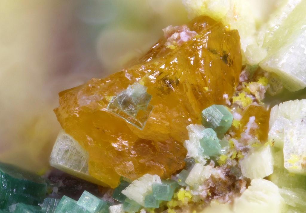 Asselbornite Uranosphaerite Trögerite Metazeunerite Uranophane & Phosphuranylite