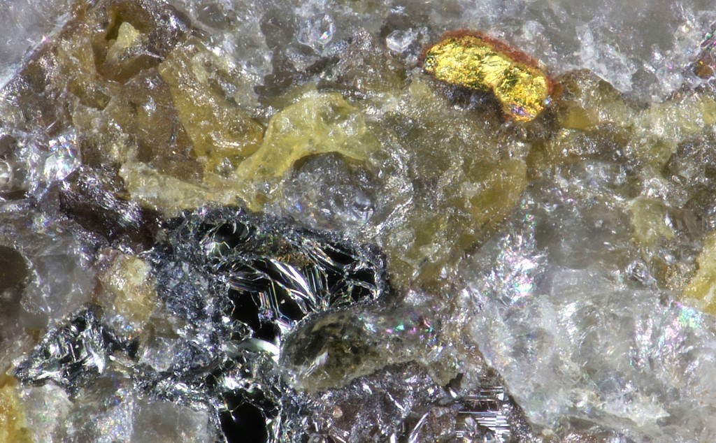 Montanite Tetradymite & Native Gold