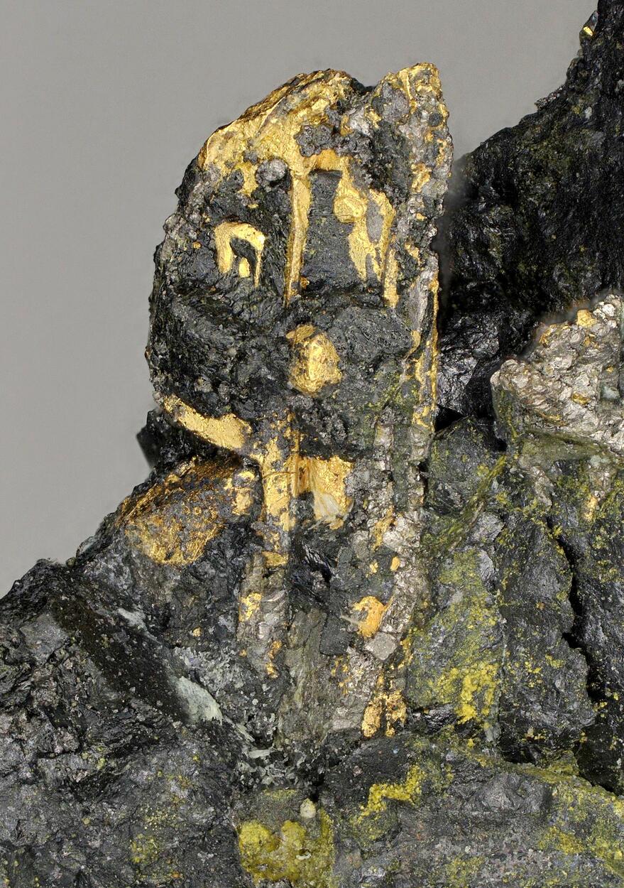 Native Gold & Uraninite