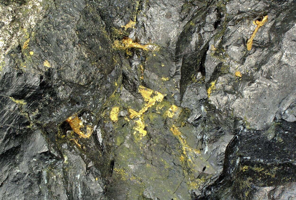 Native Gold & Uraninite