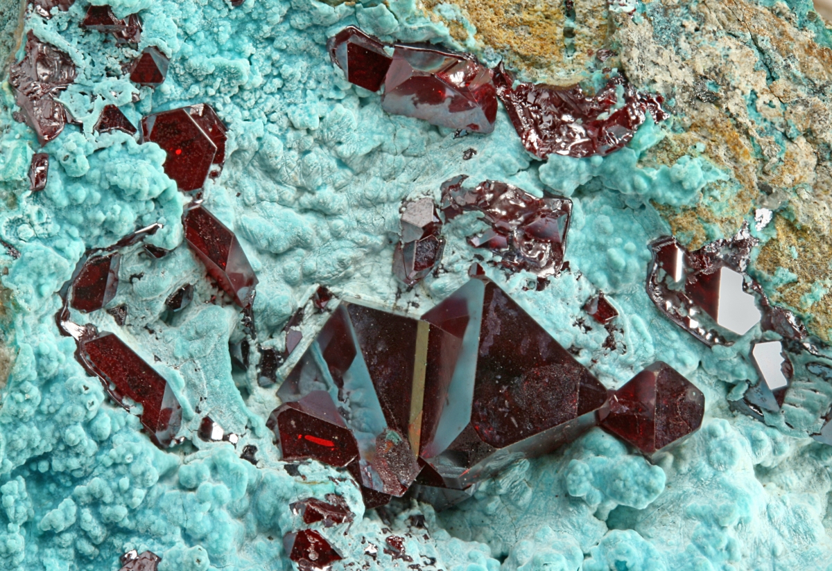 Cuprite & Plancheite