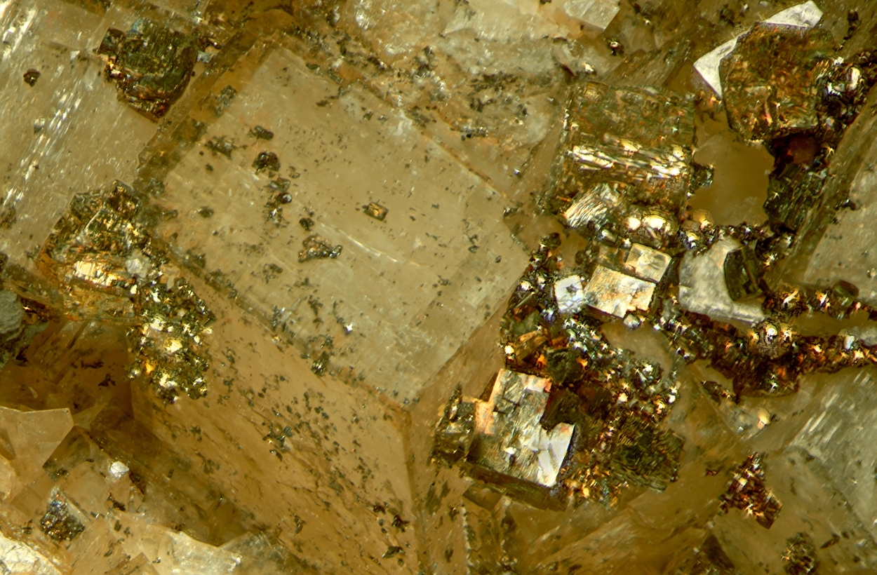 Donnayite-(Y) With Pyrite On Dolomite