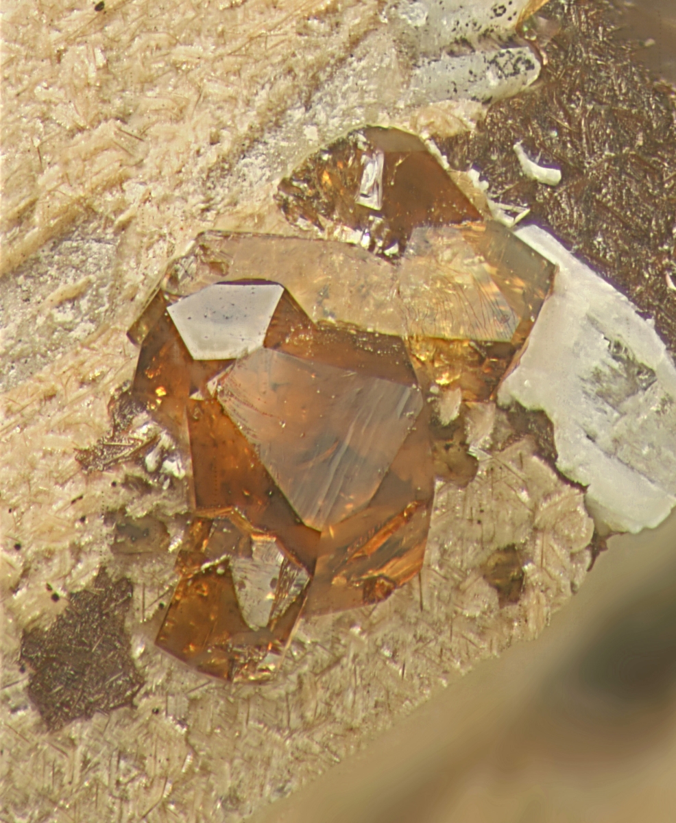 Manganoneptunite On Catapleiite Psm Eudialyte Group