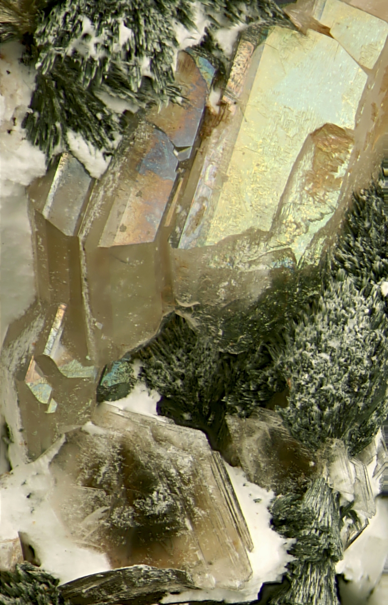 Catapleiite & Aegirine With Polylithionite & Dawsonite