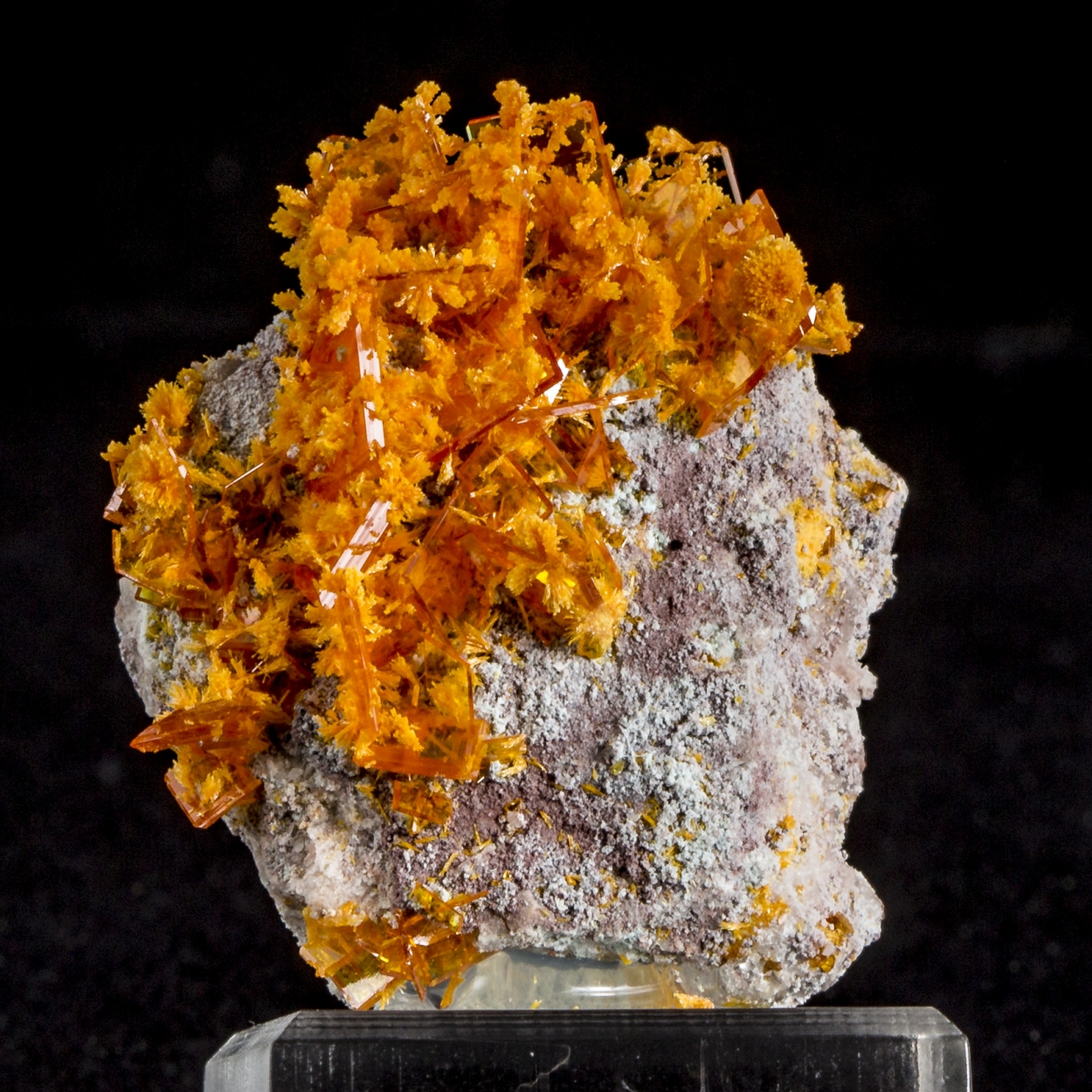 Wulfenite With Mimetite