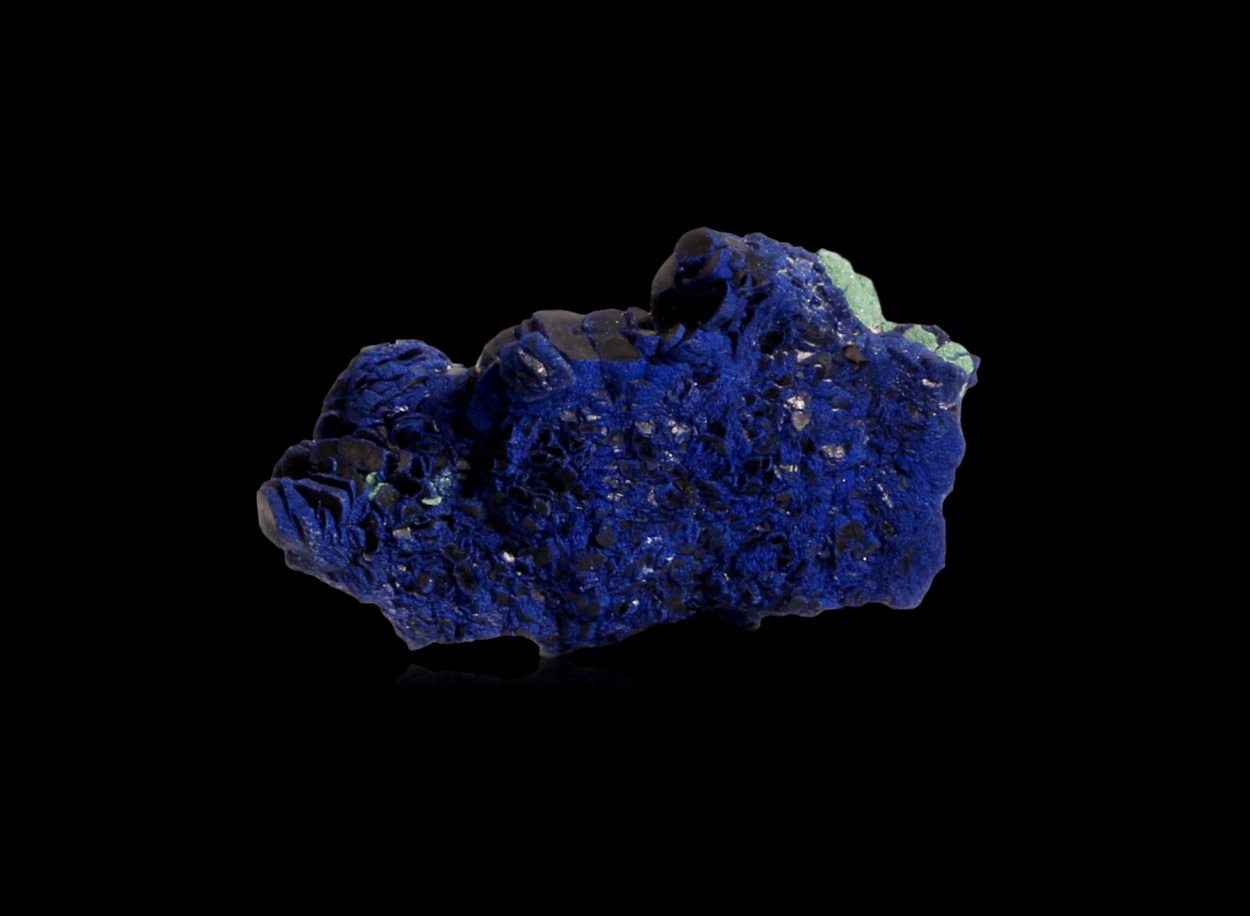 Azurite With Malachite