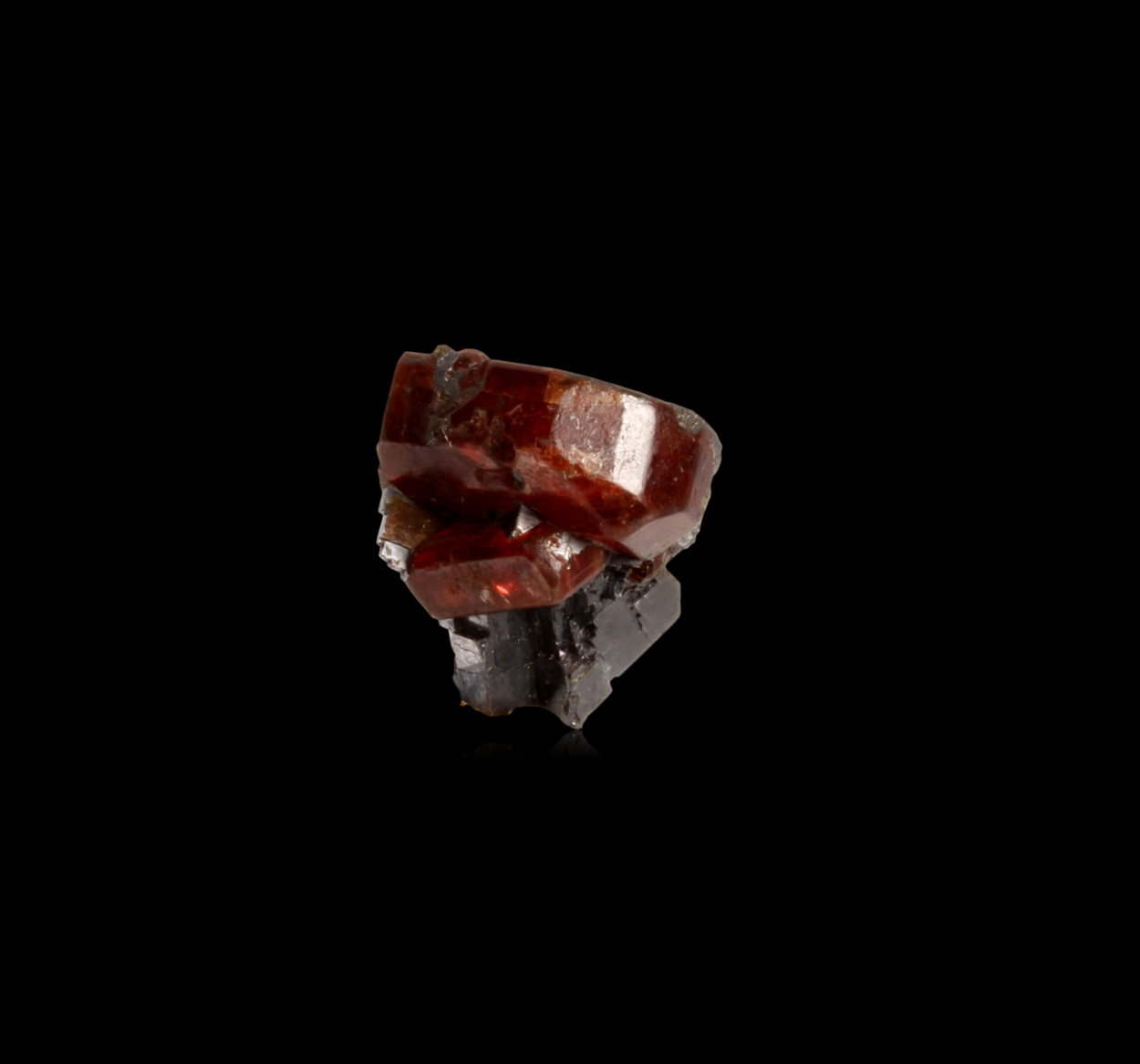 Rhodonite On Galena