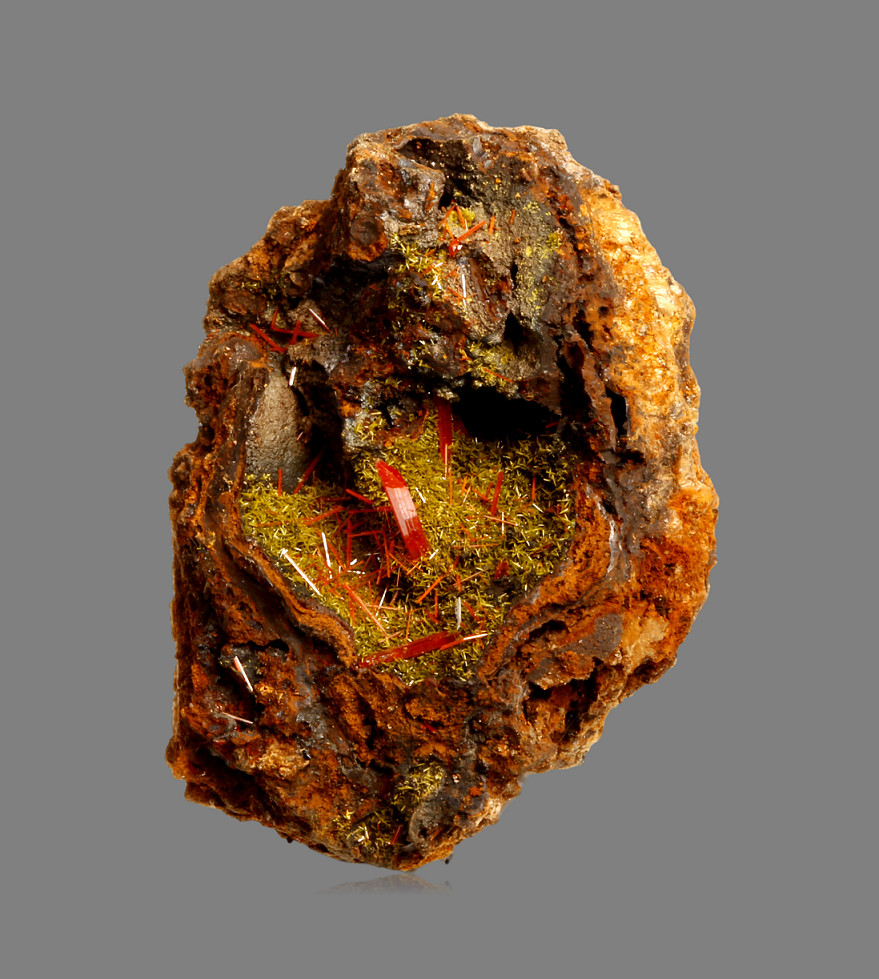 Crocoite With Pyromorphite