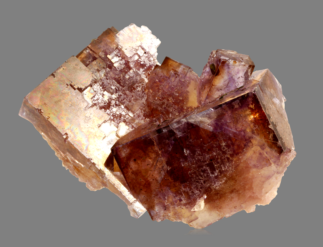 Fluorite With Chalcopyrite