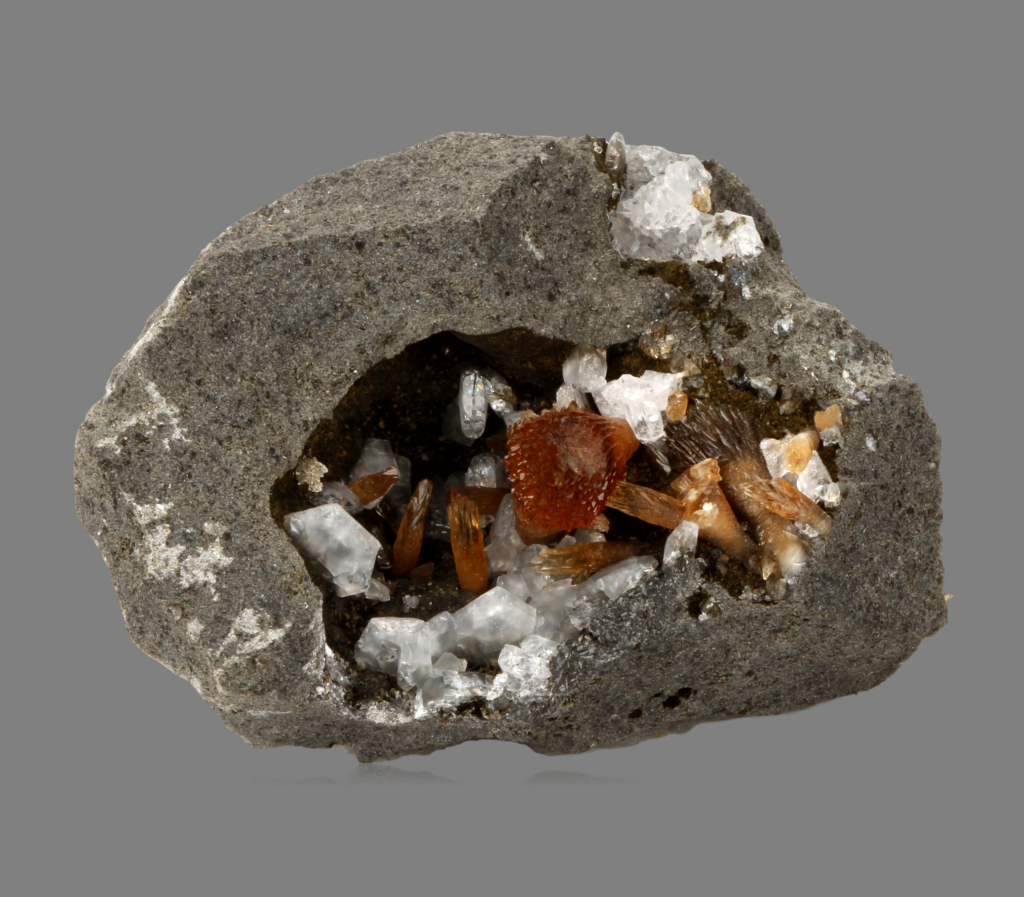 Ferroan Calcite With Phacolite