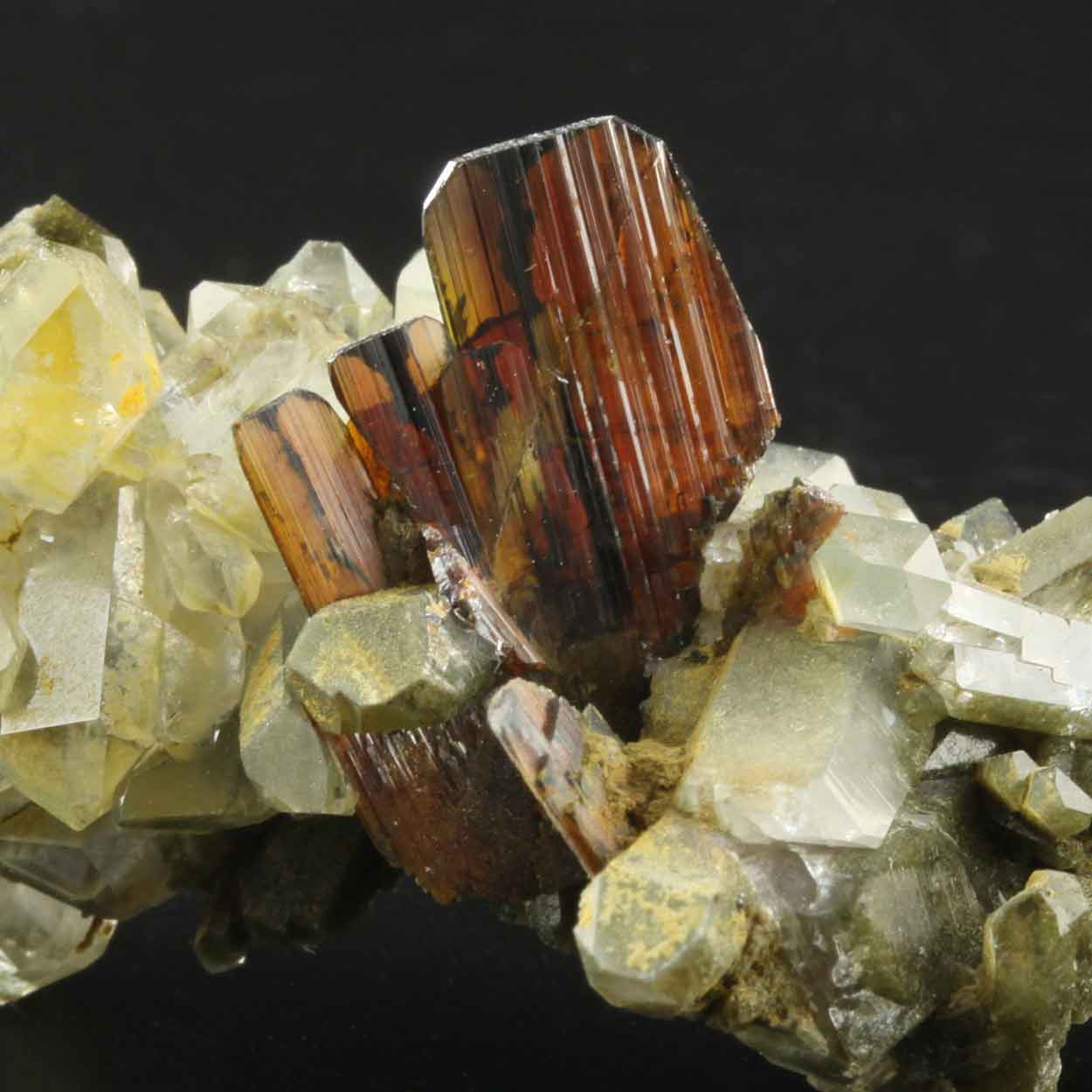 Brookite & Quartz