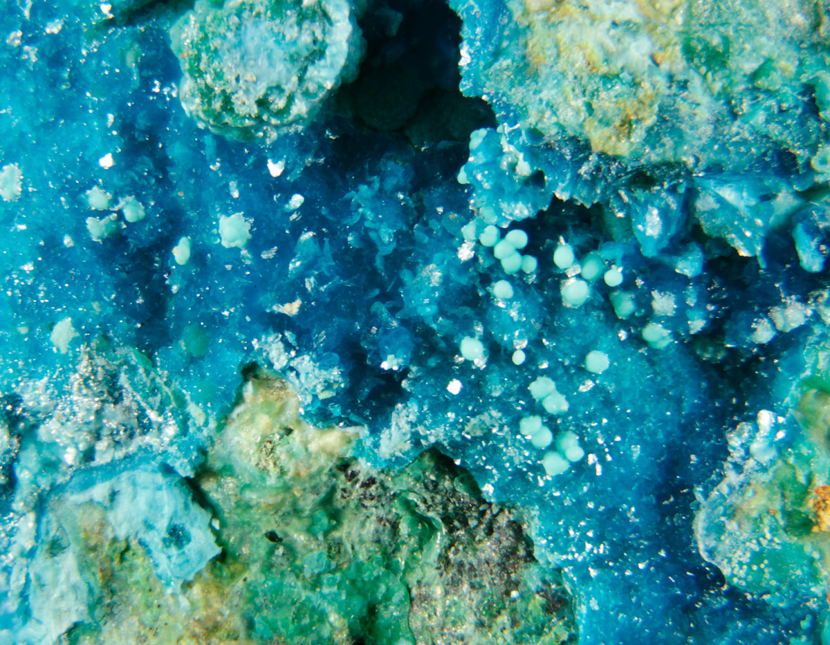 Claraite Theisite & Azurite