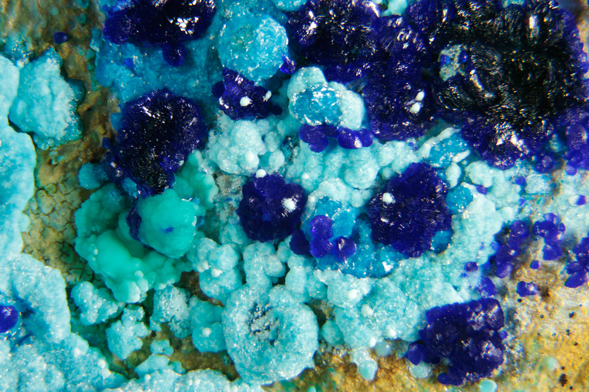 Claraite Theisite & Azurite