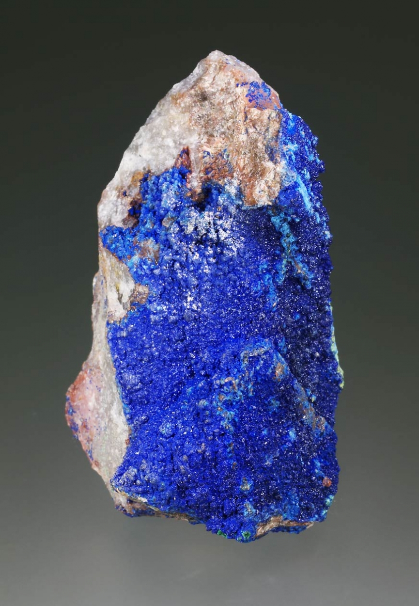 Azurite On Baryte