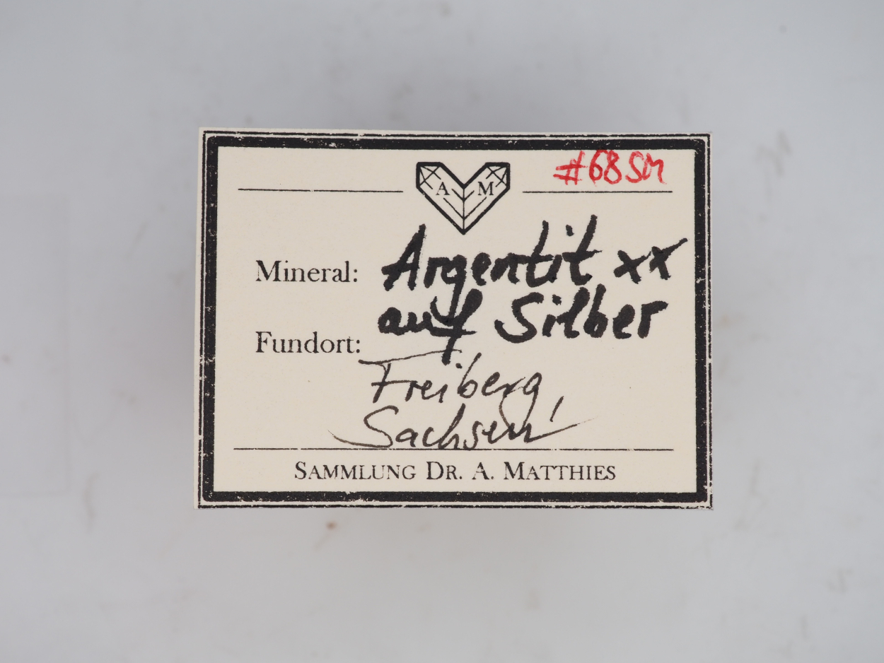 Argentite On Silver