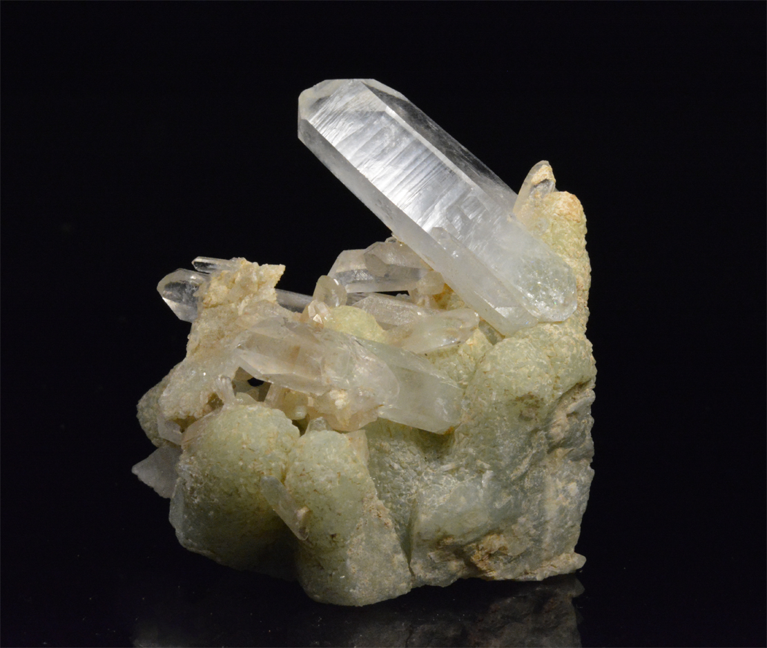 Prehnite With Quartz