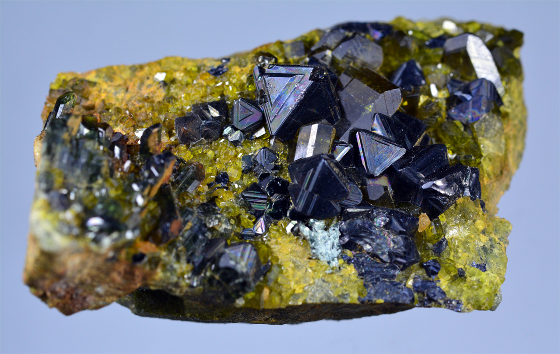 Magnetite With Epidote & Diopside