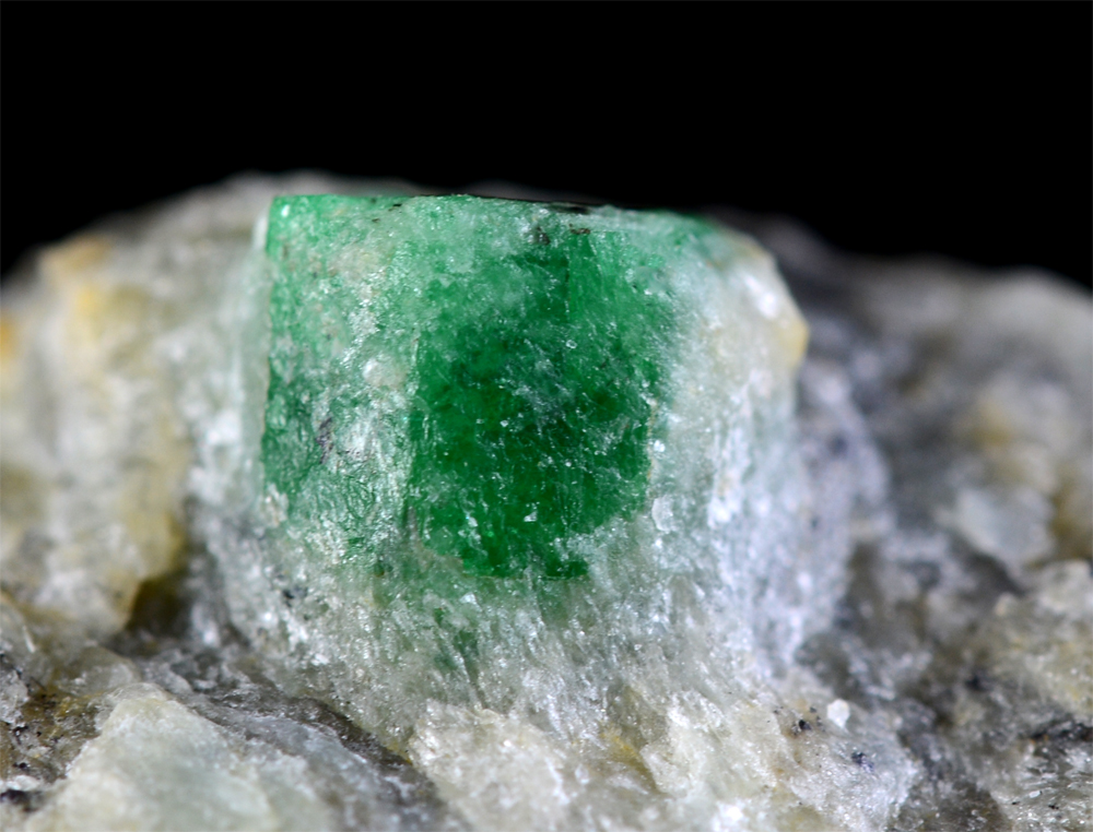 Emerald With Talc
