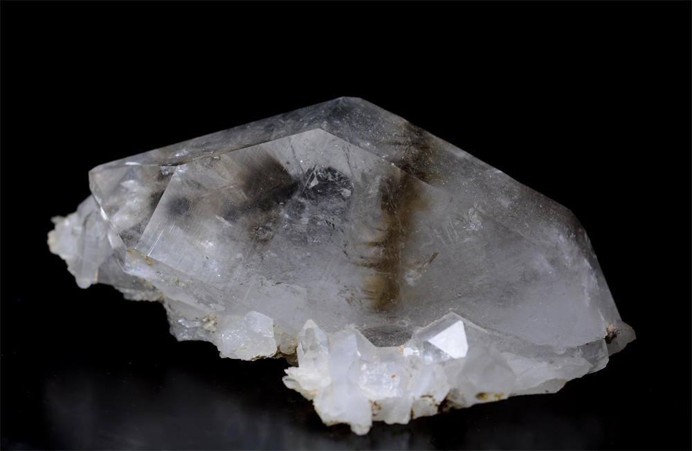 Quartz With Brookite & Rutile Inclusions