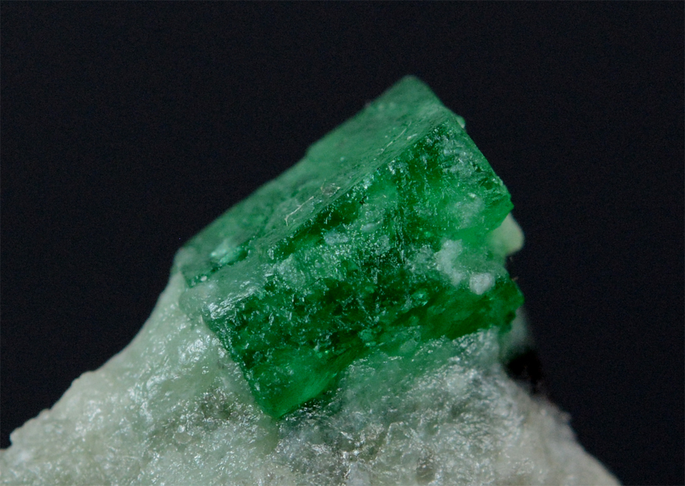 Emerald With Talc