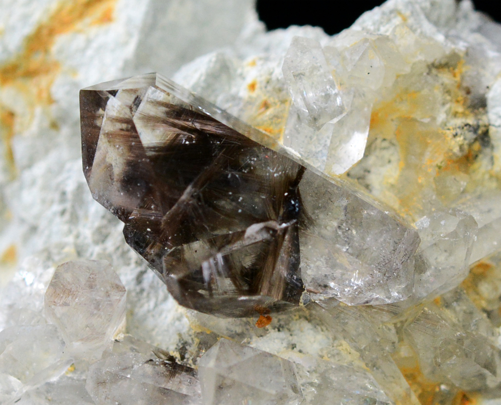 Quartz With Brookite & Rutile Inclusions