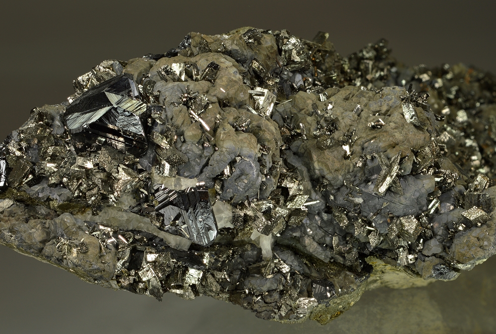 Arsenopyrite & Sphalerite On Galena