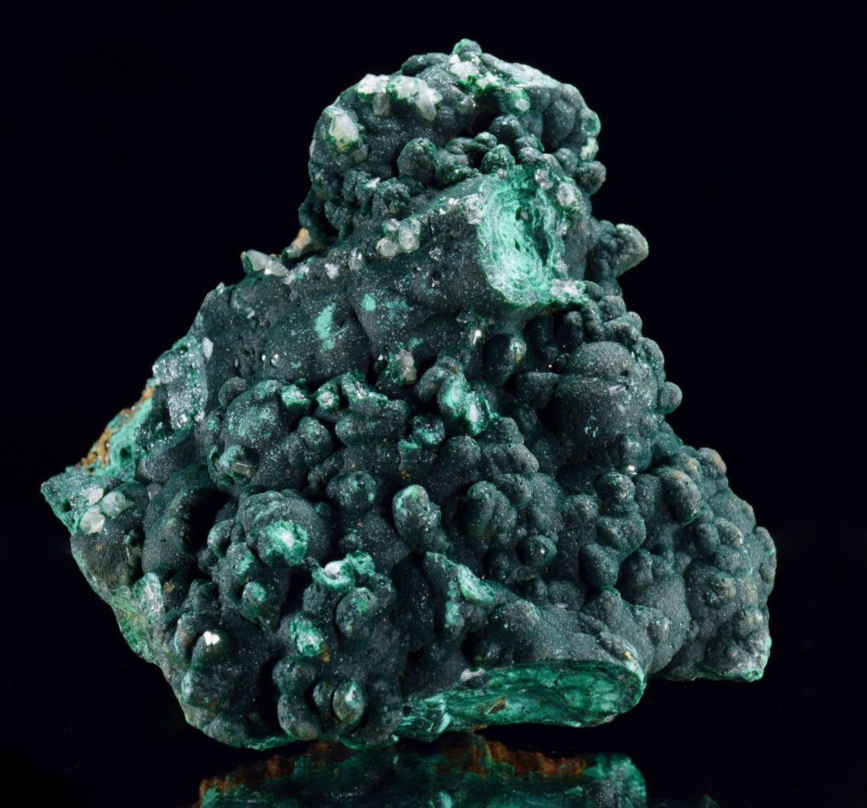 Cerussite On Malachite