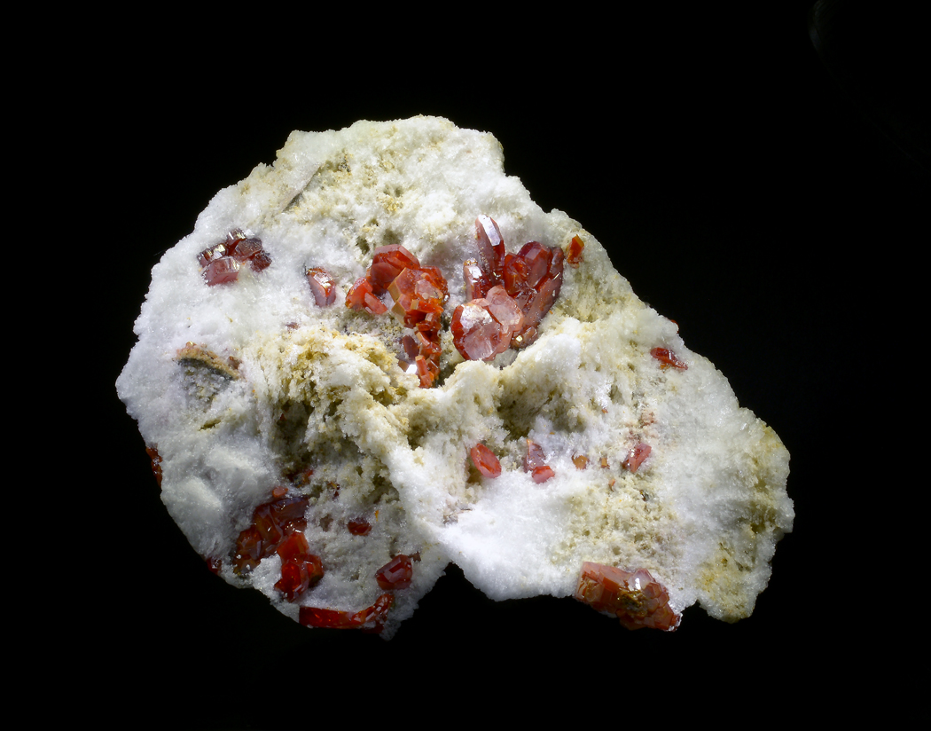 Vanadinite & Gypsum