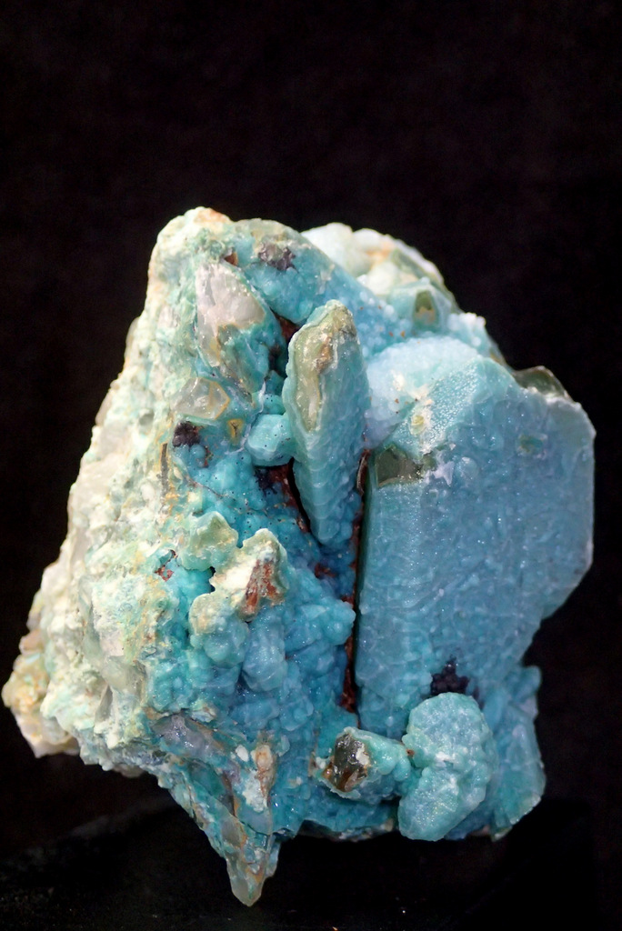 Chrysocolla & Ajoite On Quartz