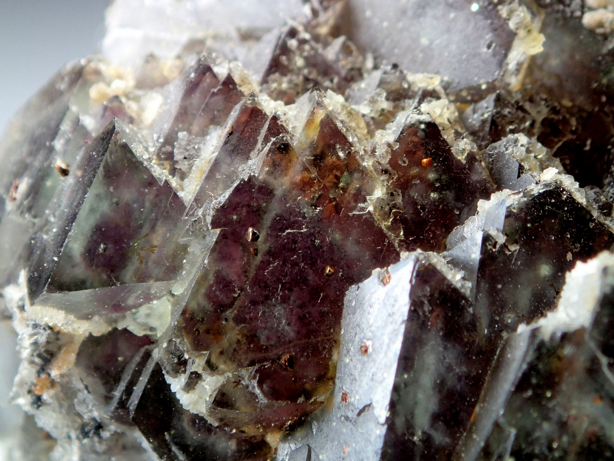 Pyrite Inclusions In Fluorite & Quartz