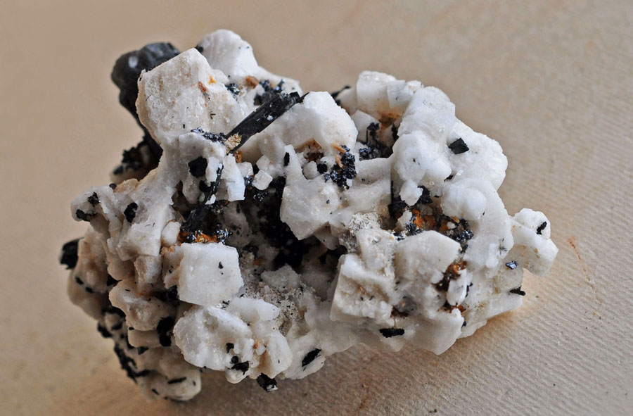 Pyrophanite & Aegirine On Orthoclase