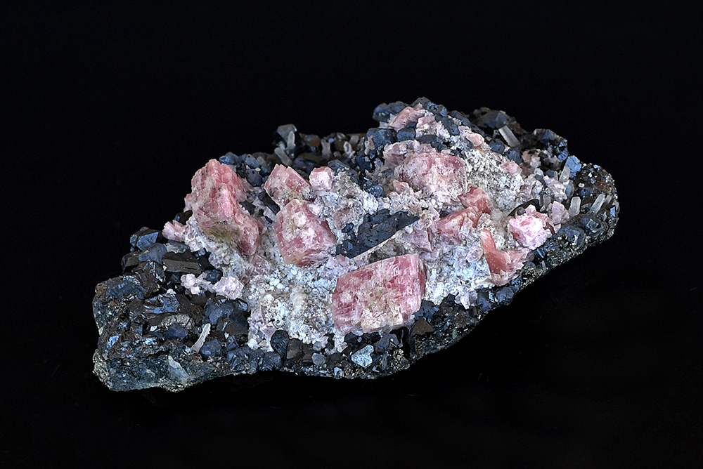 Rhodonite Galena & Sphalerite Var Marmatite