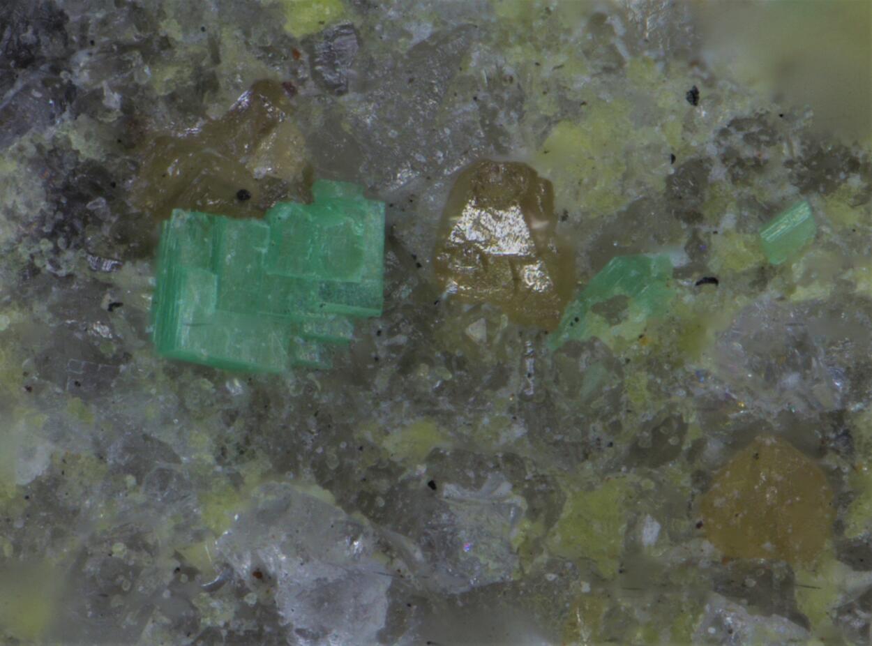 Torbernite Corkite & Wulfenite