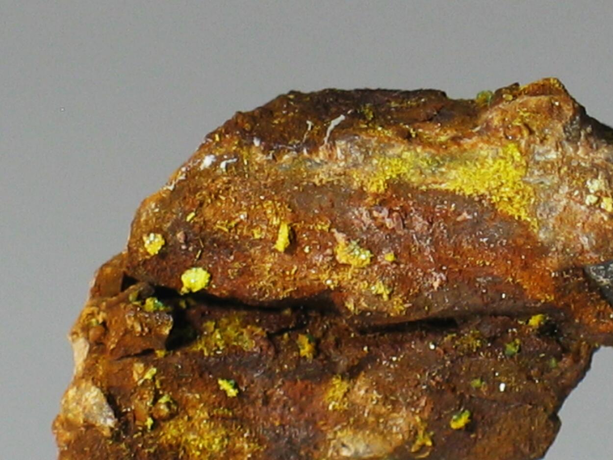 Phosphuranylite On Metatorbernite