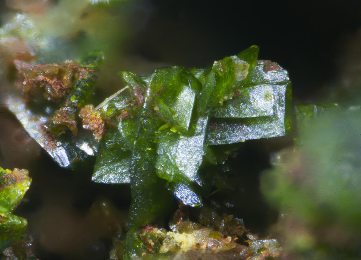 Fornacite & Dioptase