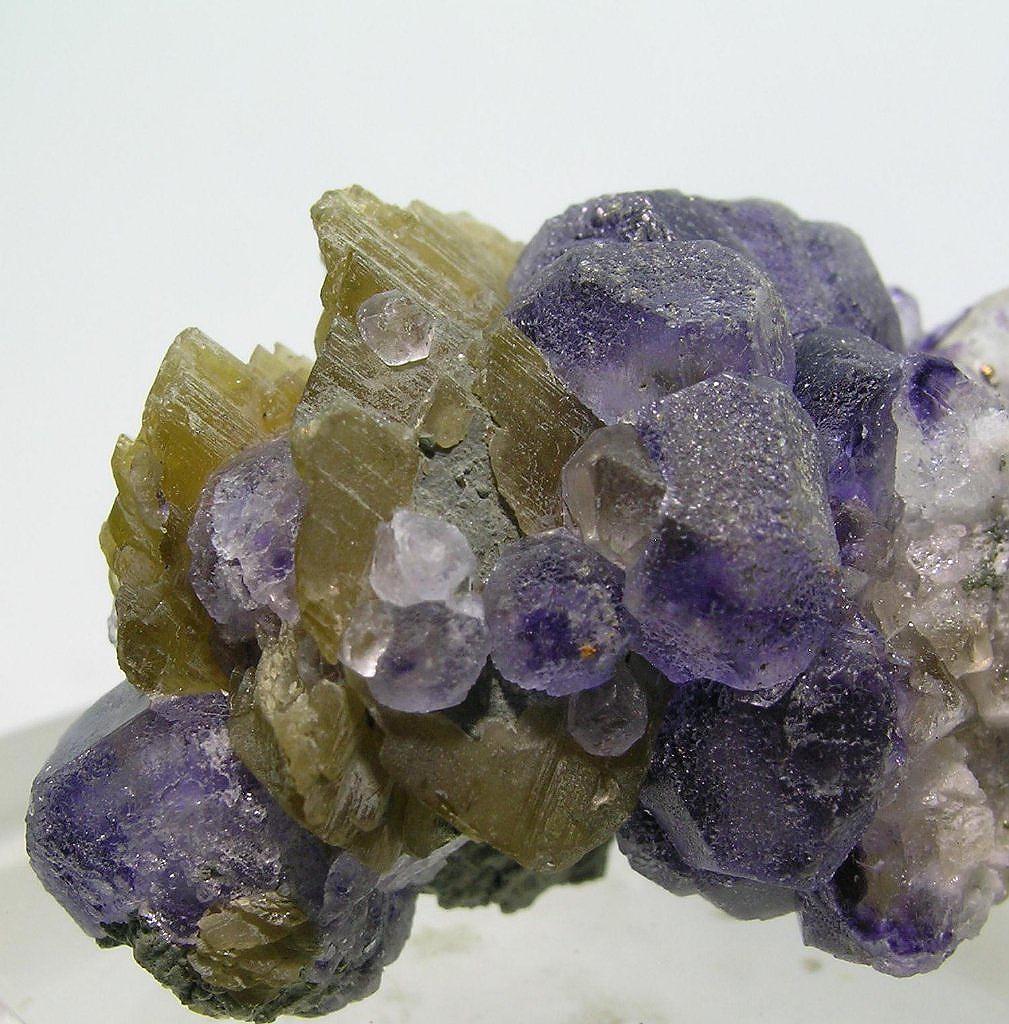 Fluorite Siderite & Apatite